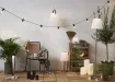 LED galda lampa uz saules baterijām balta 0,3W 20x28cm Solia 480-87