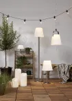 LED galda lampa uz saules baterijām balta 0,3W 20x28cm Solia 480-87