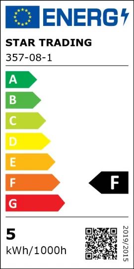 LED Spuldze ar kustības sensoru A60 E27 2700K 470lm 4,8W 6x10,8cm 357-08-1