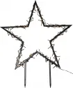 LED Āra gaismas dekors zvaigzne melns 60x73cm Spiky 475-12