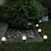 LED āra gaismekļi/virtene uz saules baterijām 6 LED 0,38W 500x9cm Globus 477-57