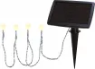 Lampiņu virtene uz saules baterijām 20 LED 1,28W 475cm Globini 477-58