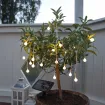 Lampiņu virtene uz saules baterijām 20 LED 1,28W 475cm Globini 477-58