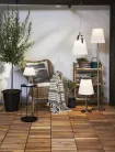 LED galda lampa uz saules baterijām balta 0,3W 20x28cm Solia 480-87