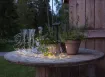 Lampiņu virtene uz saules baterijām 200 LED 0,8W 1900cm Dew drop 481-00