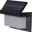 LED āra gaismeklis uz saules baterijām melns 0,02W 12x20cm Valla 481-14