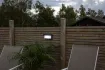 LED āra gaismeklis uz saules baterijām melns 0,02W 12x20cm Valla 481-14