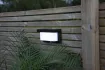 LED āra gaismeklis uz saules baterijām melns 0,02W 12x20cm Valla 481-14