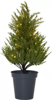 Star trading Dekoratīvs koks zaļš 55cm