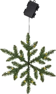 Star trading ZIEMASSVĒTKU SNIEGPĀRSLIŅA 40CM 24LED