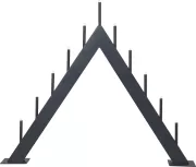 Star trading Elektriskais svečturis grafīta krāsā