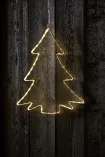 LED Āra gaismas siluets eglīte balts 3,96W 45x50cm Lumiwall 804-13