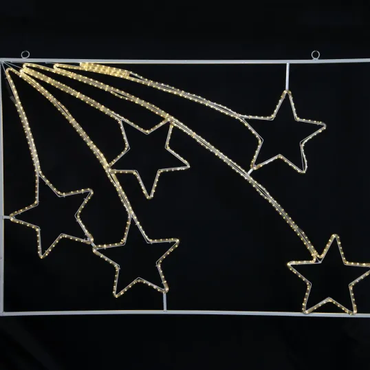 LED Āra gaismas dekors zvaigznes karināms 40W 110x75cm Tapesil 807-31