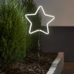 LED Āra gaismas dekors zvaigzne uz baterijām 0,5W 22x58cm Neonstar 857-06